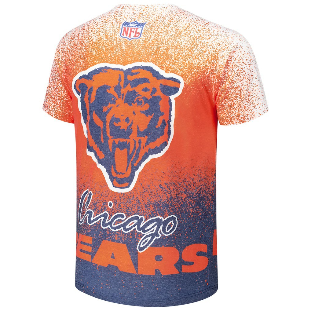Chicago Bears Team Burst Vintage Logo T-Shirt - White - Mitchell & Ness