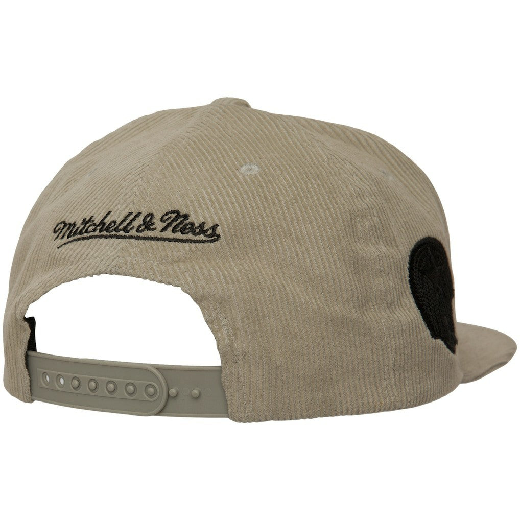 Dallas Cowboys Cord Snapback Hat - Tan - Mitchell & Ness
