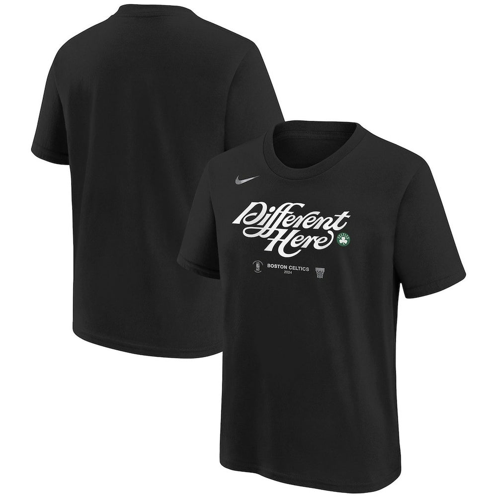 Nike Boston Celtics Unisex 2024 NBA Playoffs Mantra T-Shirt Black