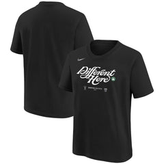 Nike Boston Celtics Unisex 2024 NBA Playoffs Mantra T-Shirt Black
