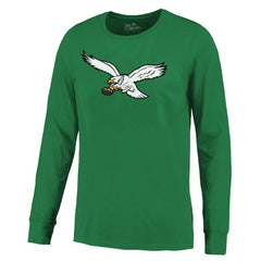 Saquon Barkley Philadelphia Eagles Majestic Threads Name & Number Long Sleeve T-Shirt - Kelly Green - NFL