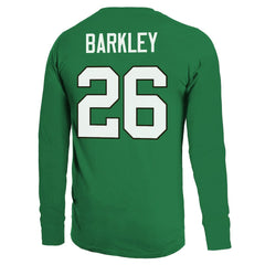 Saquon Barkley Philadelphia Eagles Majestic Threads Name & Number Long Sleeve T-Shirt - Kelly Green - NFL