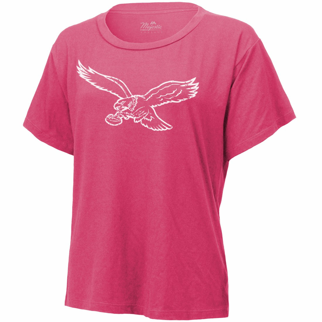 Saquon Barkley Philadelphia Eagles Majestic Threads Women's Name & Number T-Shirt - Pink - NFL