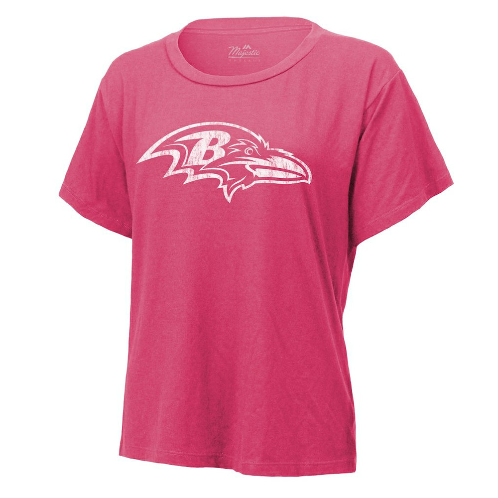 Derrick Henry Baltimore Ravens Majestic Threads Women's Name & Number T-Shirt - Pink - NFL