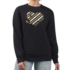 Vegas Golden Knights G-III 4Her by Carl Banks Women's Heart Graphic Pullover Sweatshirt - Black | NHL near me