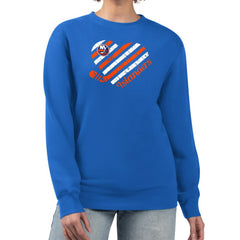 New York Islanders G-III 4Her by Carl Banks Women's Heart Graphic Pullover Sweatshirt - Royal | NHL near me
