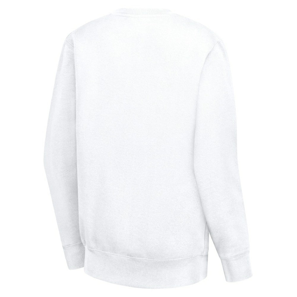 Vancouver Canucks G-III 4Her by Carl Banks Women's Filigree Team Graphic Fleece Pullover Sweatshirt - Heather Gray | NHL Clearance