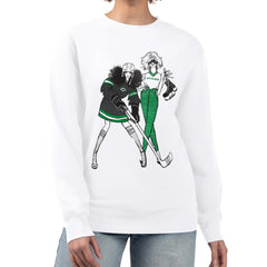 Dallas Stars G-III 4Her by Carl Banks Women's Hockey Girls Team Graphic Fleece Pullover Sweatshirt - White | NHL near me