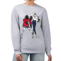 Florida Panthers G-III 4Her by Carl Banks Women's Hockey Girls Team Graphic Fleece Pullover Sweatshirt - Heather Gray | NHL on sale