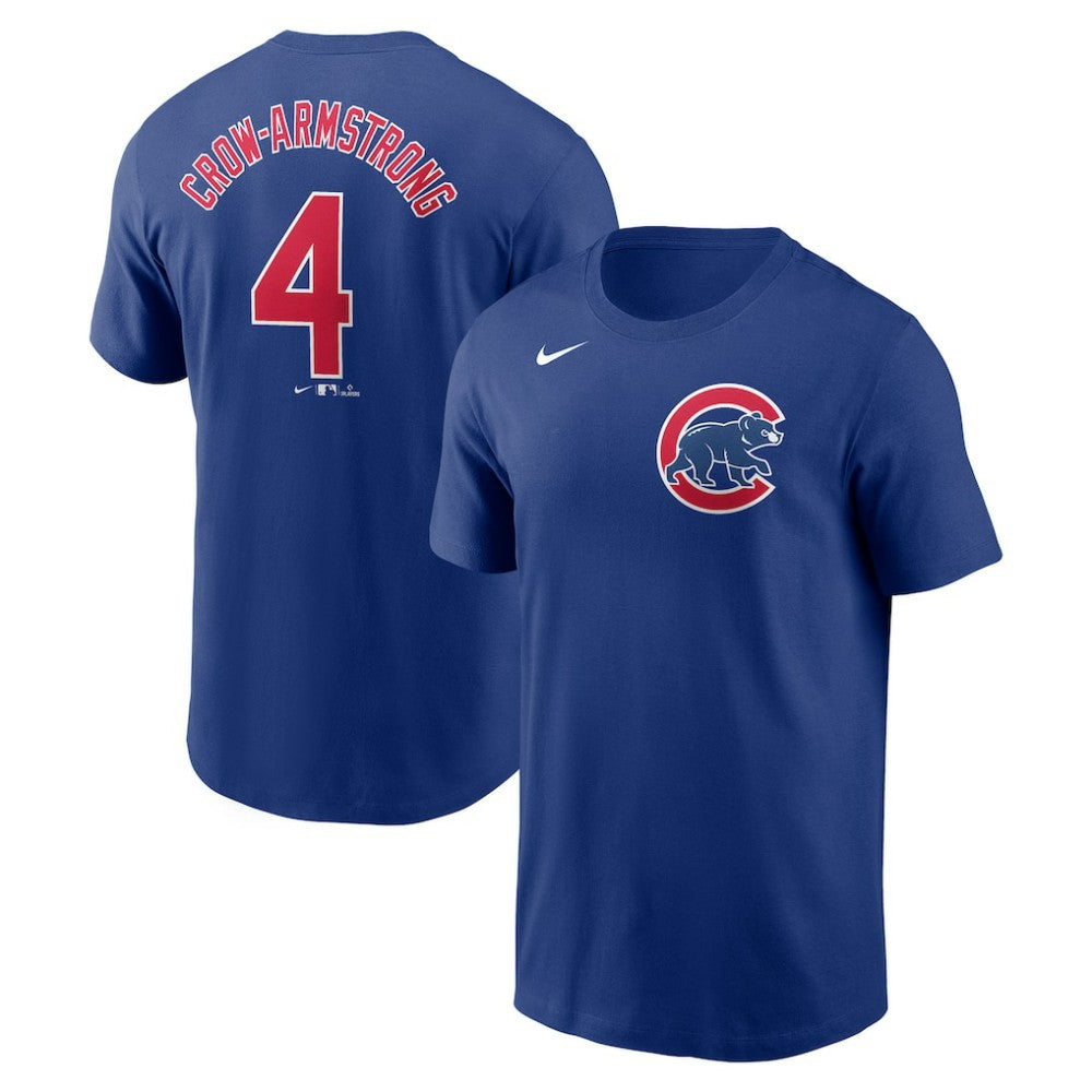 Pete Crow-Armstrong Chicago Cubs Nike Fuse Name & Number T-Shirt Near Me