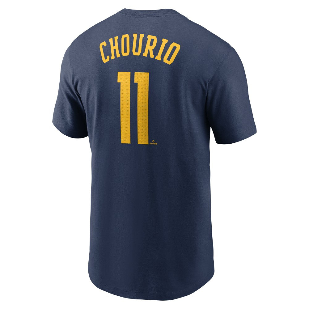 Jackson Chourio Milwaukee Brewers Nike Fuse Name & Number T-Shirt Near Me