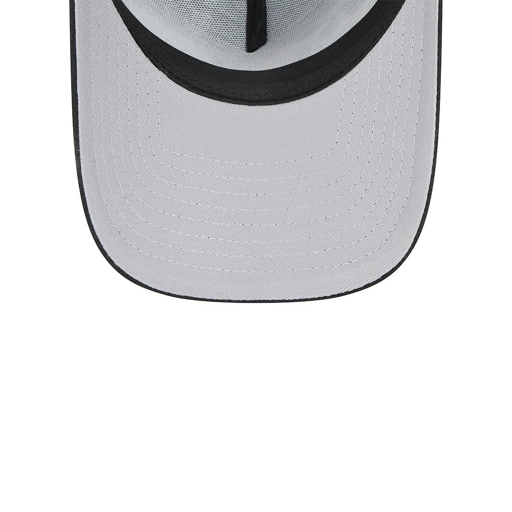 Jacksonville Jaguars New Era Women's Peace & Love Trucker 9FORTY Adjustable Hat - Black - NFL