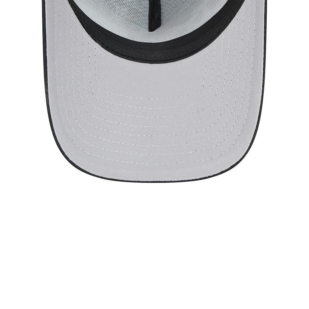 Jacksonville Jaguars New Era Women's Peace & Love Trucker 9FORTY Adjustable Hat - Black - NFL