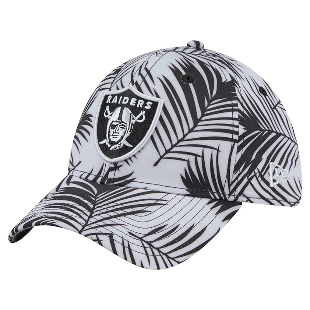 Las Vegas Raiders New Era Palms 39THIRTY Flex Hat - Gray - NFL