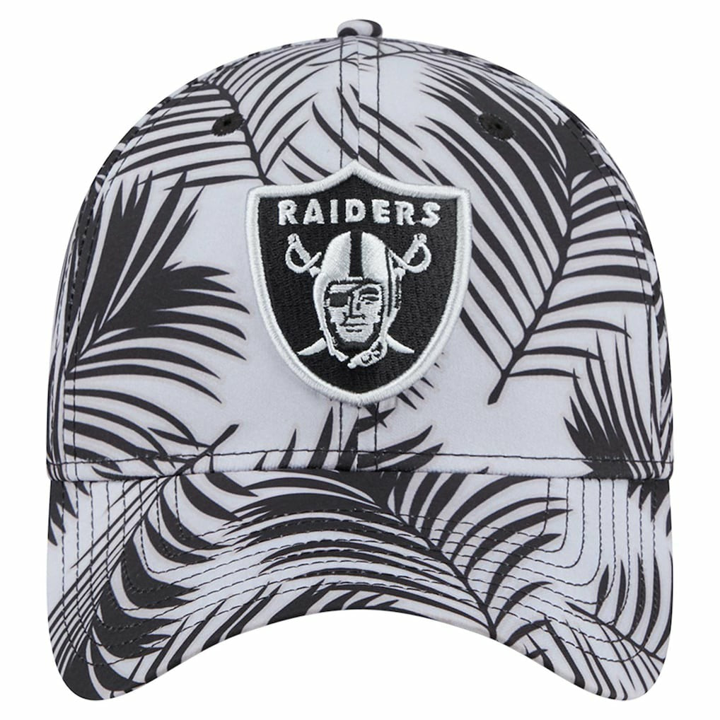 Las Vegas Raiders New Era Palms 39THIRTY Flex Hat - Gray - NFL