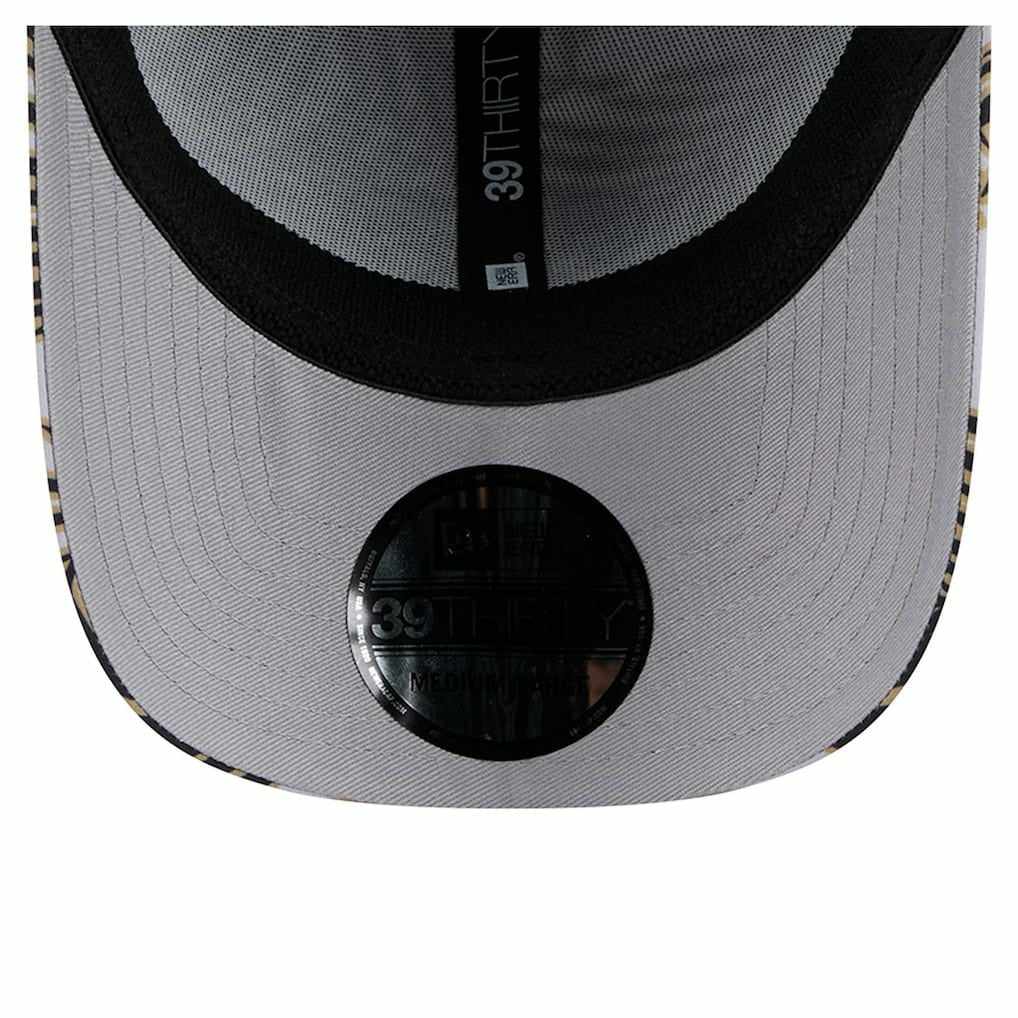 New Orleans Saints New Era Palms 39THIRTY Flex Hat - Gray - NFL