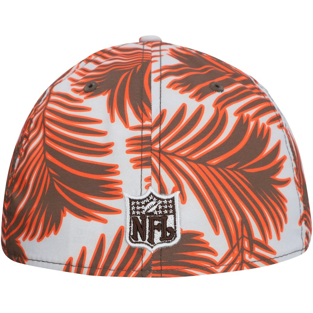 Cleveland Browns New Era Palms 39THIRTY Flex Hat - Gray - NFL