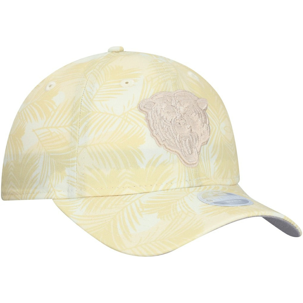 Chicago Bears New Era Women's Frond 9TWENTY Adjustable Hat - Cream - NFL
