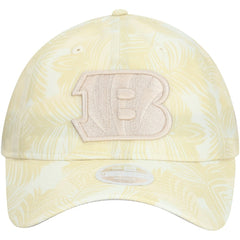 Cincinnati Bengals New Era Women's Frond 9TWENTY Adjustable Hat - Cream - NFL