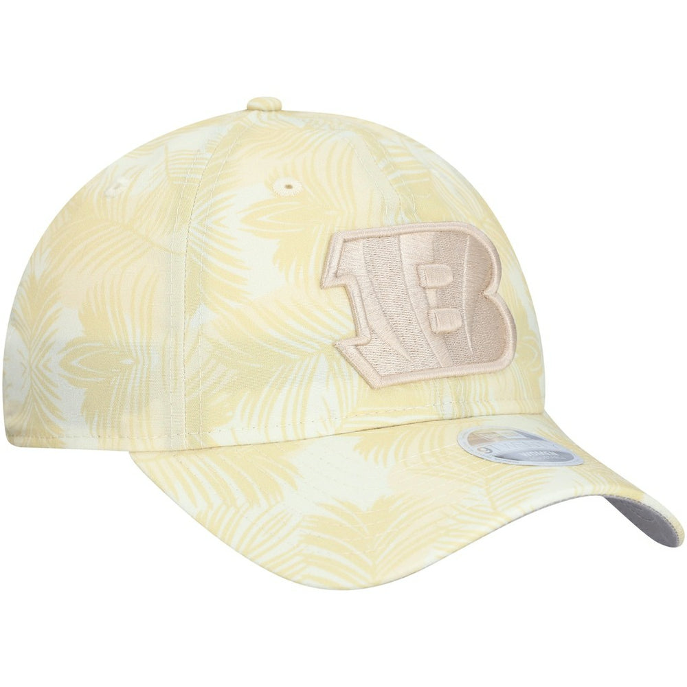 Cincinnati Bengals New Era Women's Frond 9TWENTY Adjustable Hat - Cream - NFL