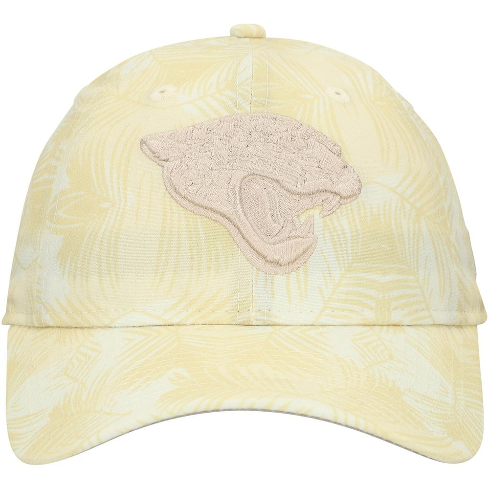 Jacksonville Jaguars New Era Women's Frond 9TWENTY Adjustable Hat - Cream - NFL