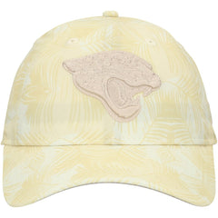 Jacksonville Jaguars New Era Women's Frond 9TWENTY Adjustable Hat - Cream - NFL
