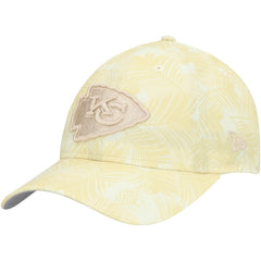 Kansas City Chiefs New Era Women's Frond 9TWENTY Adjustable Hat - Cream - NFL