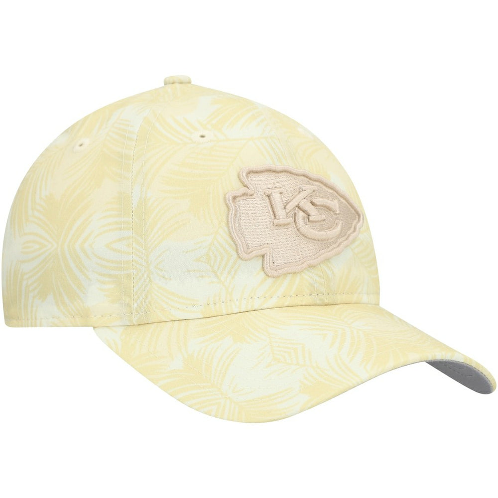 Kansas City Chiefs New Era Women's Frond 9TWENTY Adjustable Hat - Cream - NFL