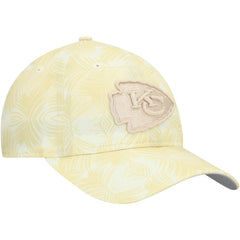 Kansas City Chiefs New Era Women's Frond 9TWENTY Adjustable Hat - Cream - NFL