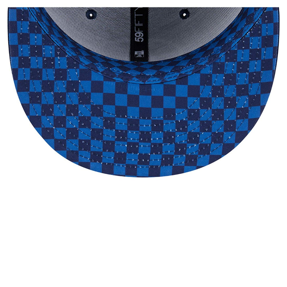 Tennessee Titans New Era Checkered 59FIFTY Fitted Hat - Navy - NFL