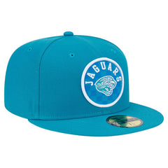 Jacksonville Jaguars New Era Checkered 59FIFTY Fitted Hat - Teal - NFL