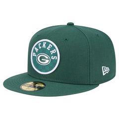 Green Bay Packers New Era Checkered 59FIFTY Fitted Hat - Green - NFL