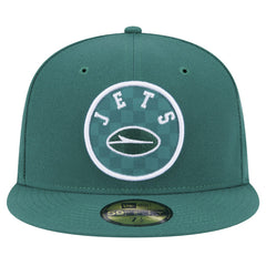 New York Jets New Era Checkered 59FIFTY Fitted Hat - Green - NFL