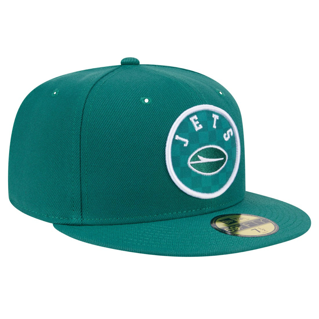 New York Jets New Era Checkered 59FIFTY Fitted Hat - Green - NFL