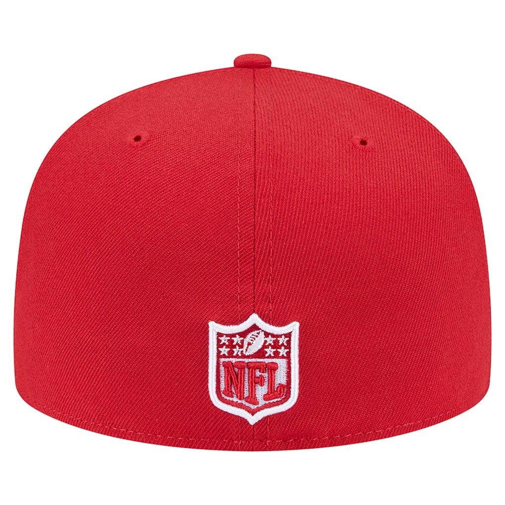San Francisco 49ers New Era Checkered 59FIFTY Fitted Hat - Scarlet - NFL
