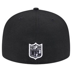 New Orleans Saints New Era Checkered 59FIFTY Fitted Hat - Black - NFL