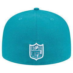 Miami Dolphins New Era Checkered 59FIFTY Fitted Hat - Aqua - NFL