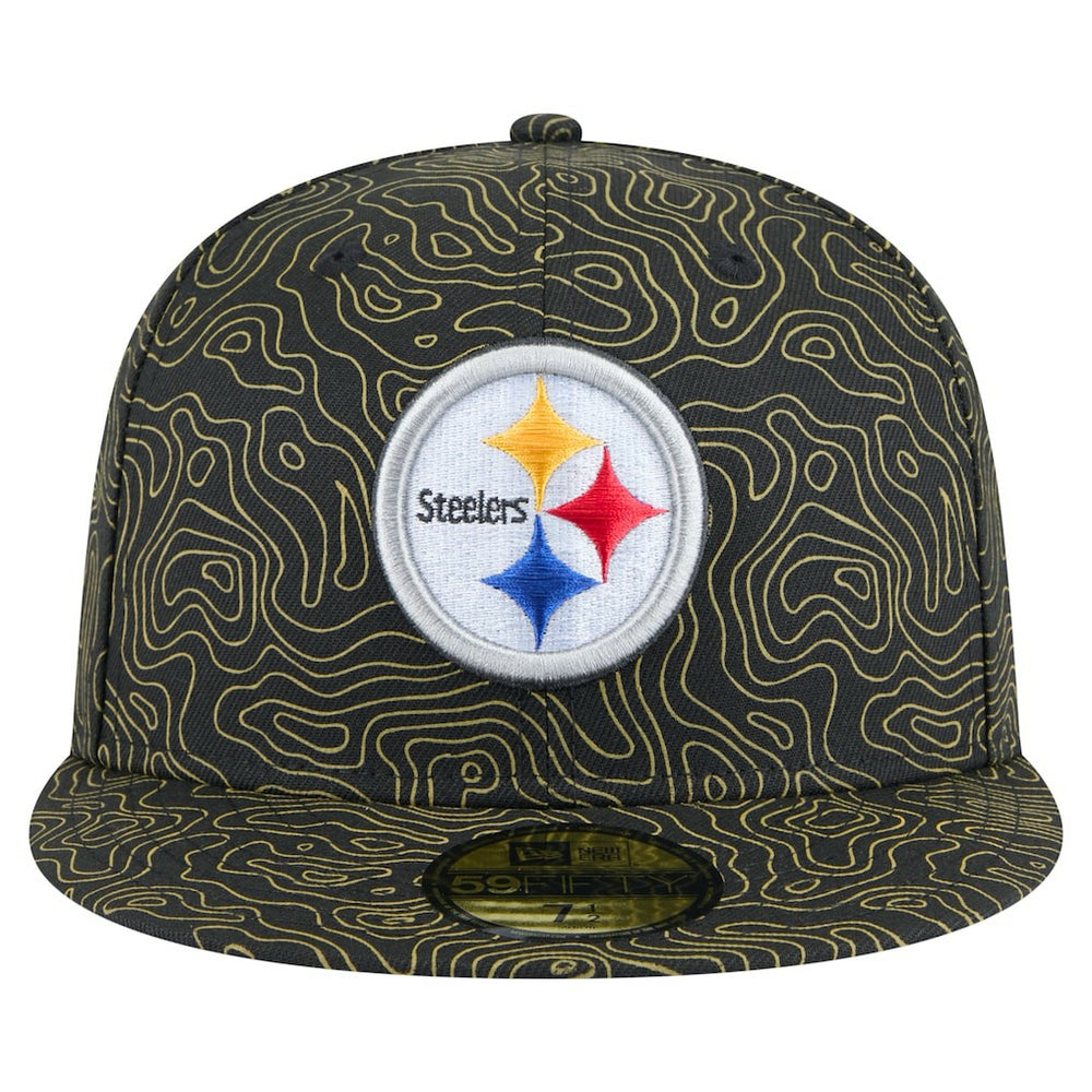 Pittsburgh Steelers New Era Geo 59FIFTY Fitted Hat - Black - NFL
