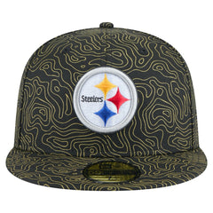 Pittsburgh Steelers New Era Geo 59FIFTY Fitted Hat - Black - NFL