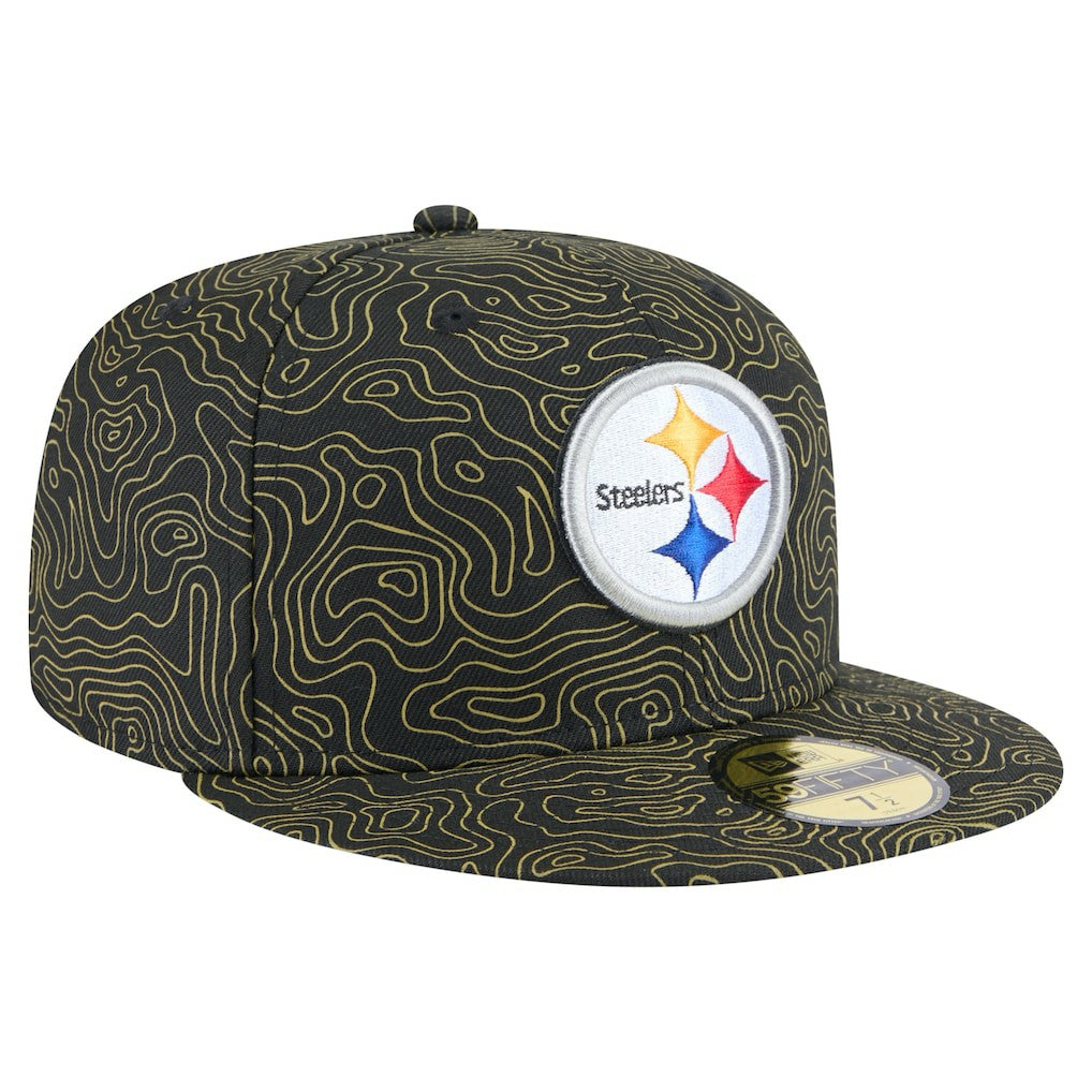 Pittsburgh Steelers New Era Geo 59FIFTY Fitted Hat - Black - NFL
