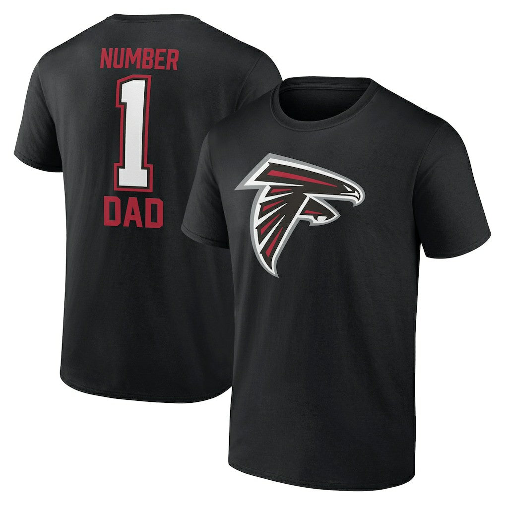 Atlanta Falcons Father's Day #1 Dad T-Shirt - Black - NFL