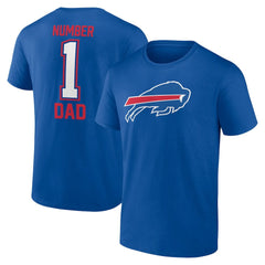 Buffalo Bills Father's Day #1 Dad T-Shirt - Royal - NFL