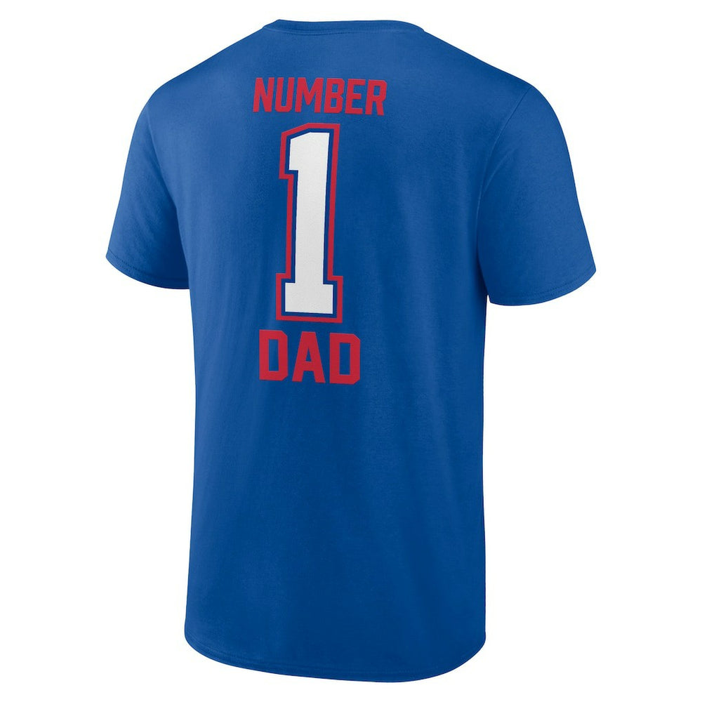 Buffalo Bills Father's Day #1 Dad T-Shirt - Royal - NFL