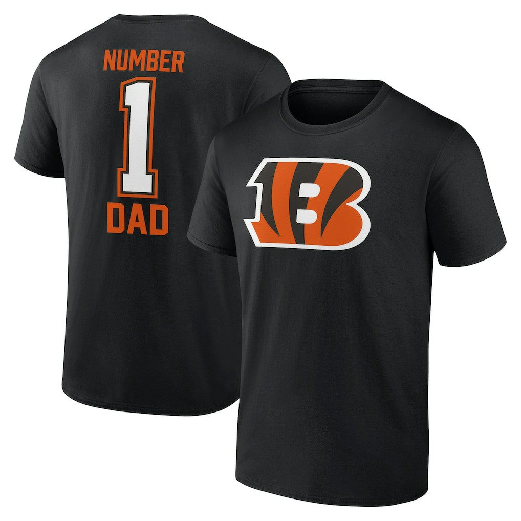 Cincinnati Bengals Father's Day #1 Dad T-Shirt - Black - NFL