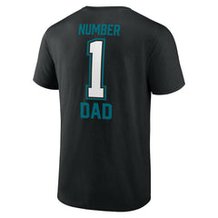 Jacksonville Jaguars Father's Day #1 Dad T-Shirt - Black - NFL