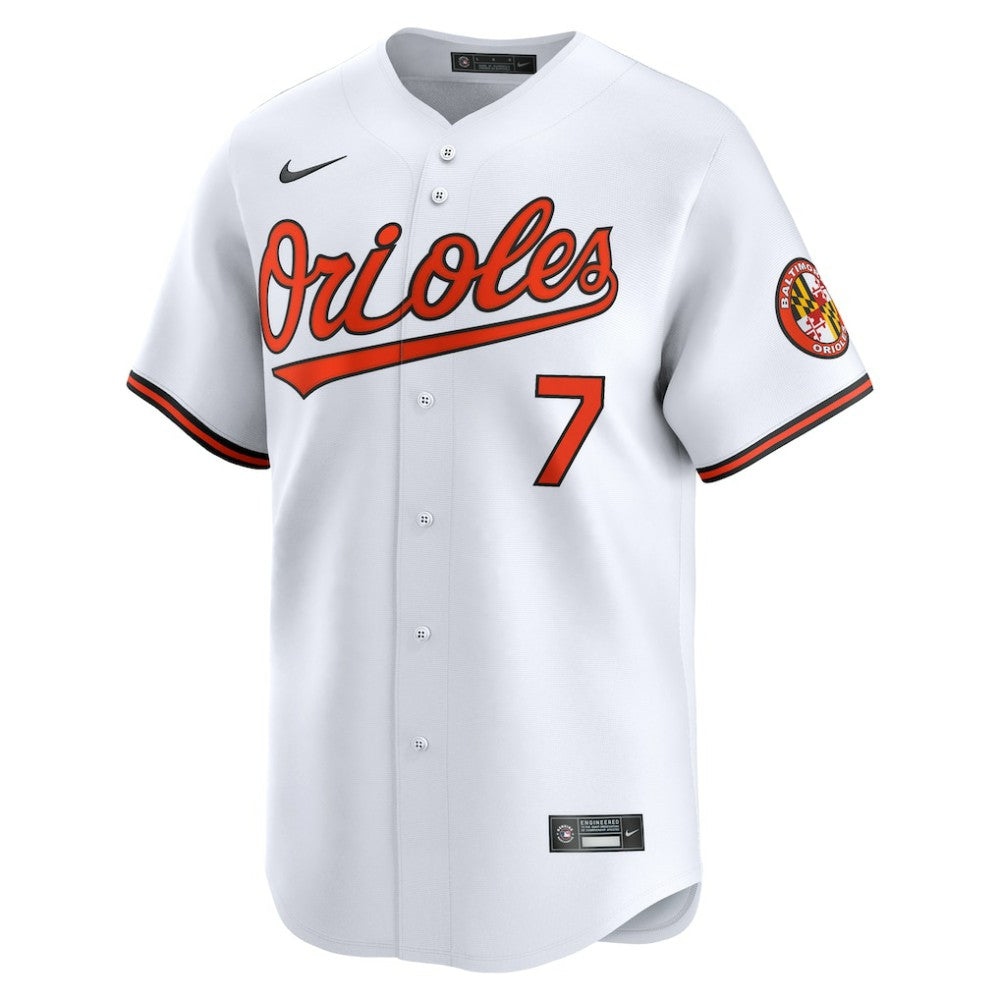 Jackson Holliday Baltimore Orioles Nike Home Limited Player Jersey Near Me