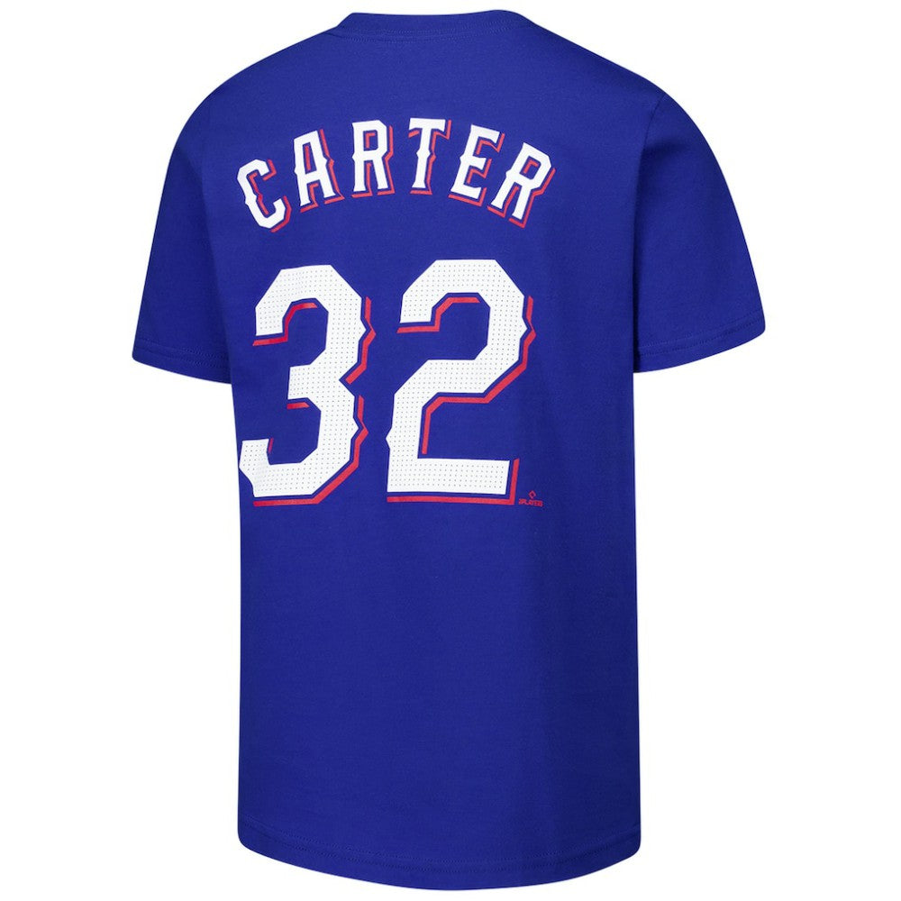 Evan Carter Texas Rangers Nike Youth Name & Number T-Shirt Near Me