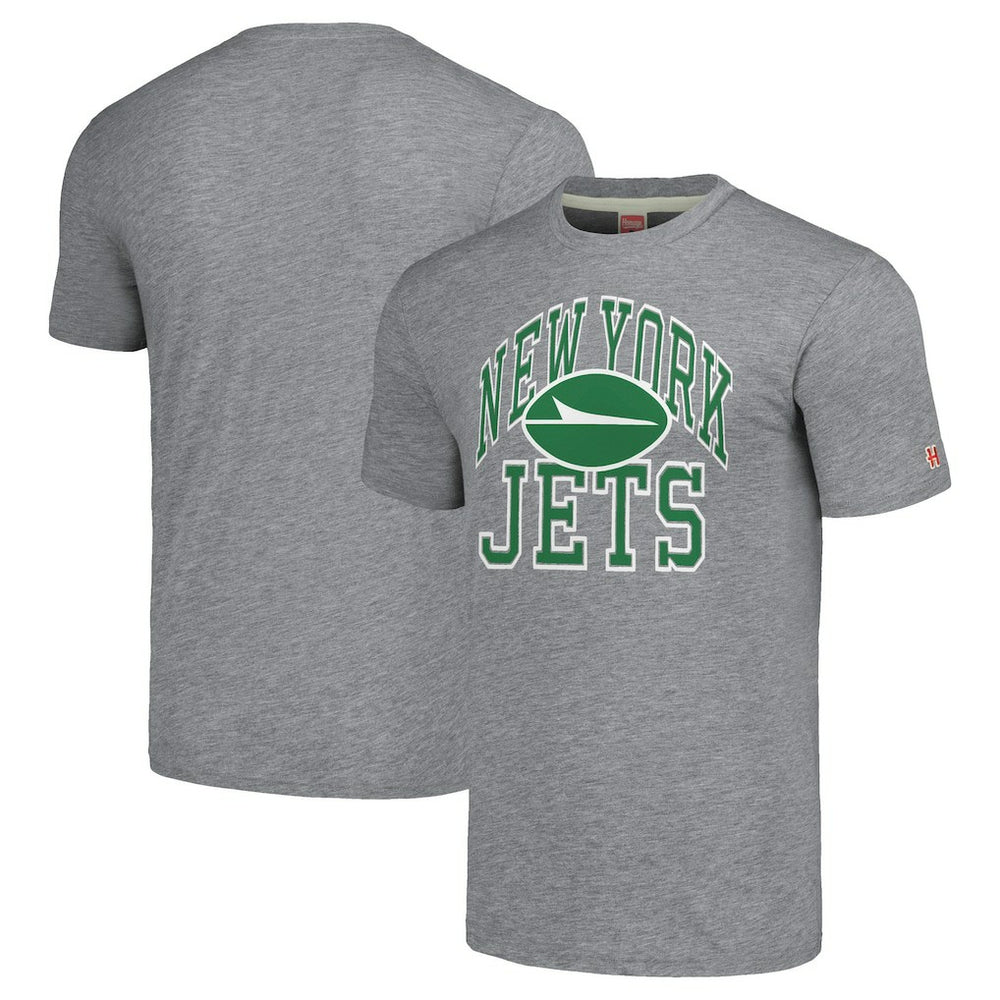 New York Jets Homage Unisex Arch T-Shirt - Gray - NFL