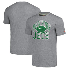 New York Jets Homage Unisex Arch T-Shirt - Gray - NFL