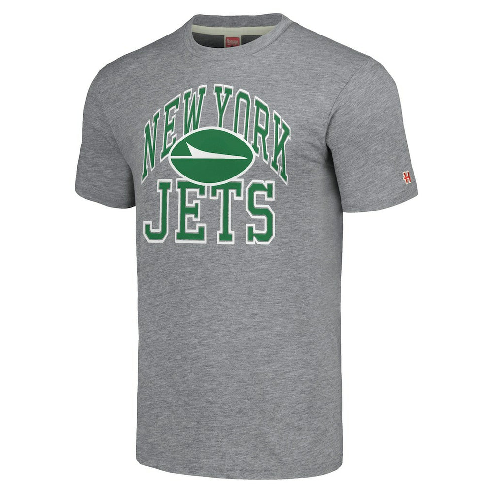 New York Jets Homage Unisex Arch T-Shirt - Gray - NFL